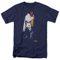Elvis Presley - Yellow Scarf - Adult Unisex Short Sleeve T-Shirt - Blue