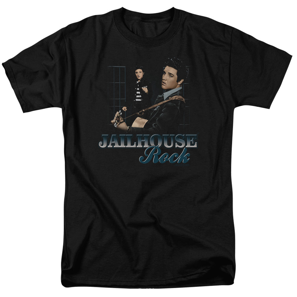 Elvis Presley - Jailhouse Rock #2 - Adult Unisex Short Sleeve T-Shirt - Black