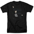 Elvis Presley - Blue Bars - Adult Unisex Short Sleeve T-Shirt - Black