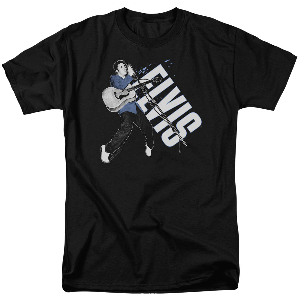 Elvis Presley - On His Toes - Adult Unisex Short Sleeve T-Shirt - Black