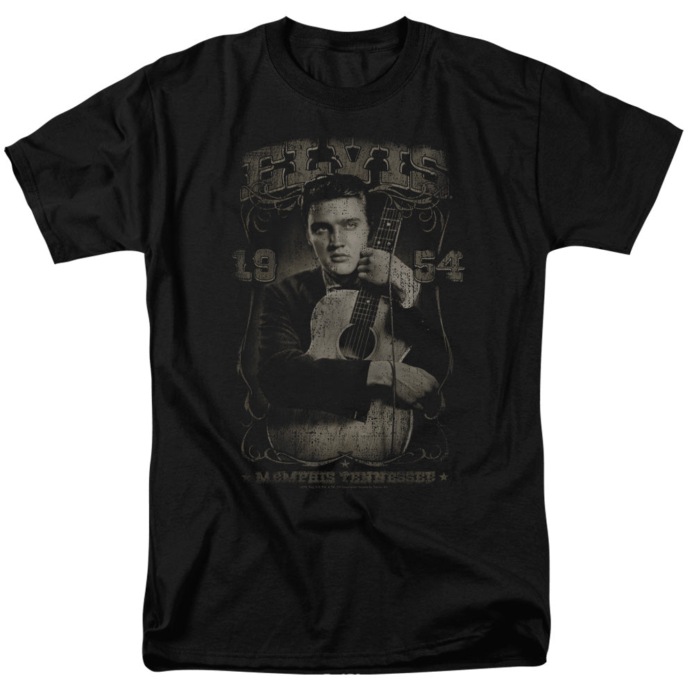 Elvis Presley - 1954 - Adult Unisex Short Sleeve T-Shirt - Black