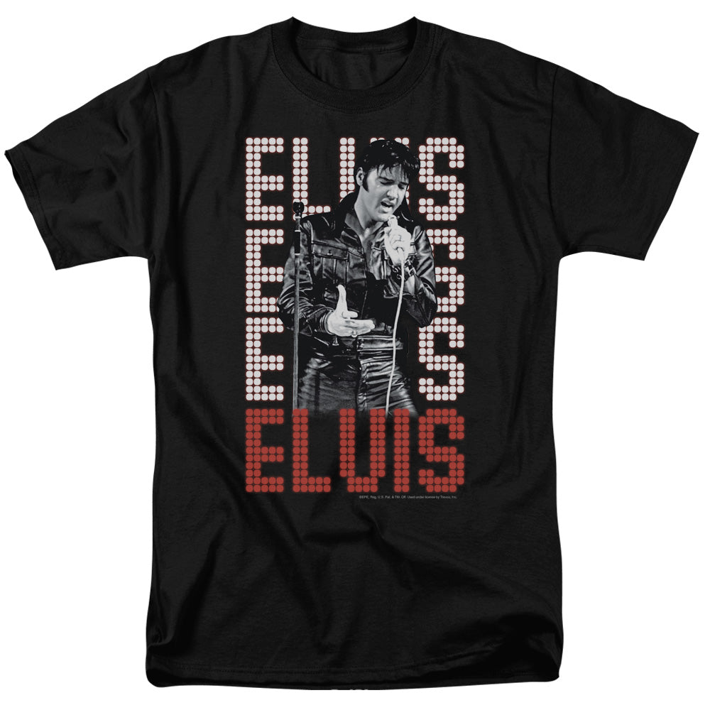 Elvis Presley - 1968 #3 - Adult Unisex Short Sleeve T-Shirt - Black