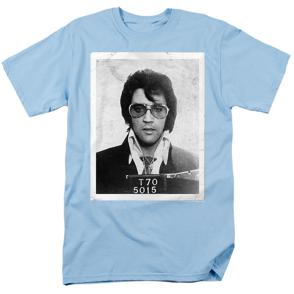 Elvis Presley - Framed - Adult Unisex Short Sleeve T-Shirt - Blue