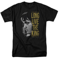 Elvis Presley - Long Live The King - Adult Unisex Short Sleeve T-Shirt - Black