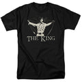 Elvis Presley - Ornate King - Adult Unisex Short Sleeve T-Shirt - Black