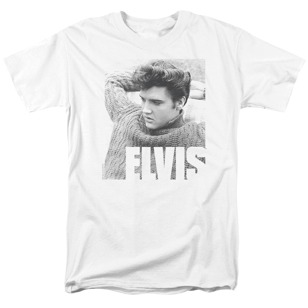 Elvis Presley - Relaxing - Adult Unisex Short Sleeve T-Shirt - White