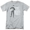 Elvis Presley - In Person - Adult Unisex Short Sleeve T-Shirt - Gray