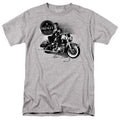 Elvis Presley - Presley Motors - Adult Unisex Short Sleeve T-Shirt - Gray