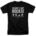 Elvis Presley - Fathers Day Rocks - Adult Unisex Short Sleeve T-Shirt - Black