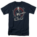 Elvis Presley - Stars - Adult Unisex Short Sleeve T-Shirt - Blue