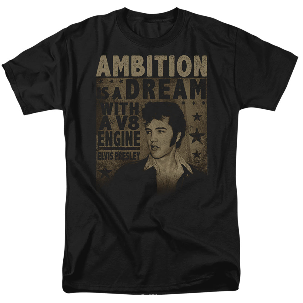Elvis Presley - Ambition - Adult Unisex Short Sleeve T-Shirt - Black