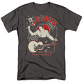 Elvis Presley - Rock And Roll Record - Adult Unisex Short Sleeve T-Shirt - Gray