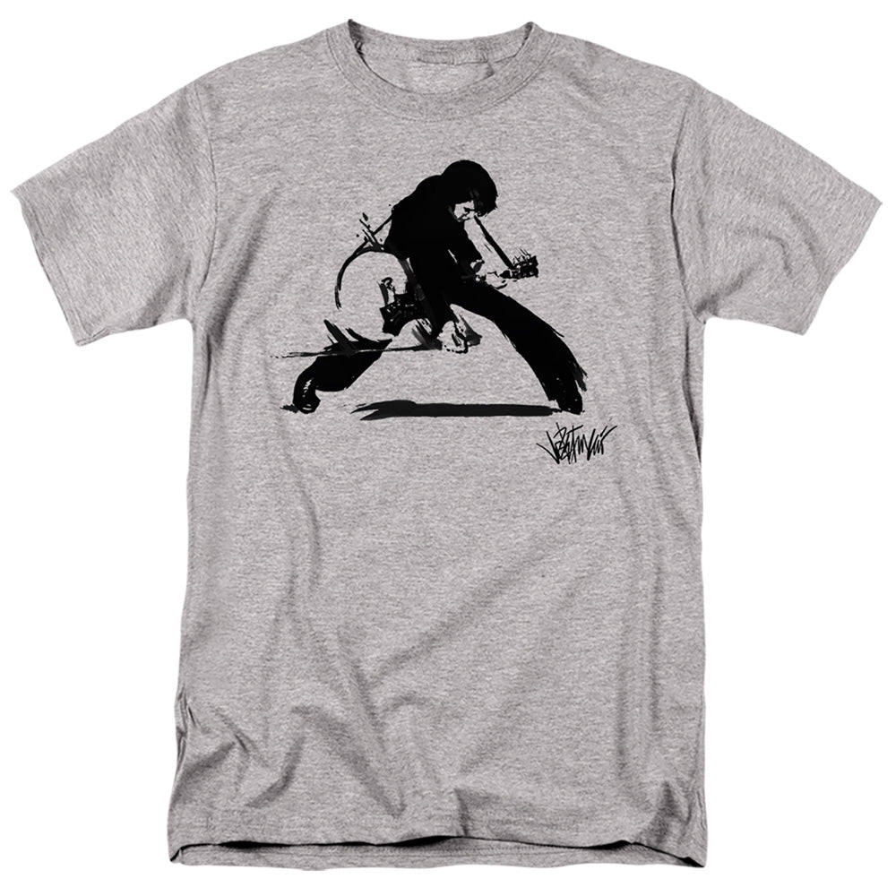 Elvis Presley - Elvis Vegas - Adult Unisex Short Sleeve T-Shirt - Gray