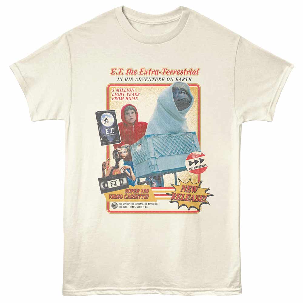 E.T. The Extra-Terrestrial - Bring E.T. Home - Unisex T-Shirt - Natural