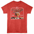 E.T. The Extra-Terrestrial - Phone Home Contained - Unisex T-Shirt - Red Heather
