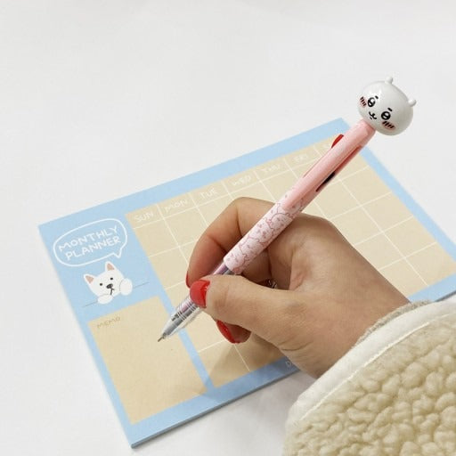 Chiikawa Character 3D Figure 3 Colors Ballpoint Pen