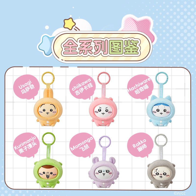 MINISO - Chiikawa Character Pajamas Face Changing Series One Blind Box