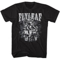Fly Leaf - Statues - American Classics - Solid Black Adult Short Sleeve T-Shirt