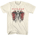 Fly Leaf - Winged Skeleton - American Classics - Solid Off-White Adult Short Sleeve T-Shirt