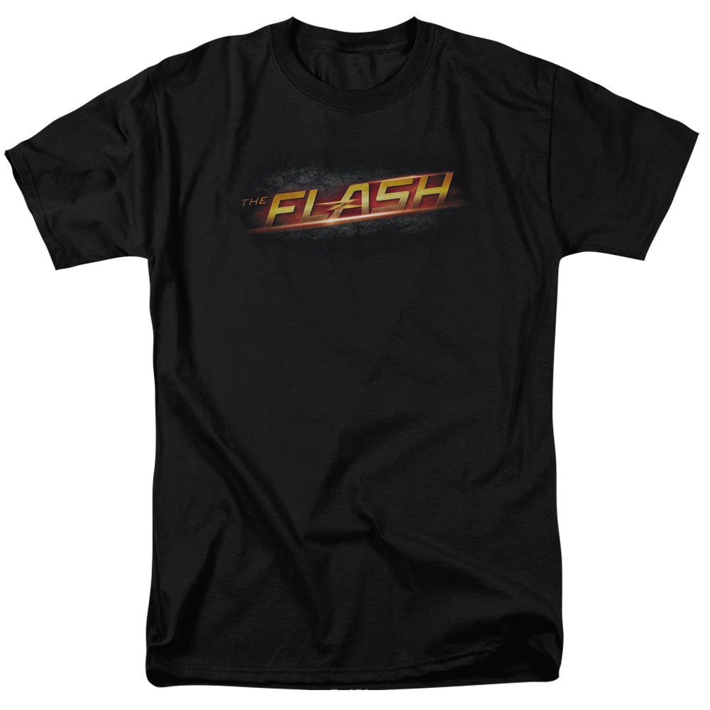 DC Comics - The Flash - Logo - Adult Unisex Short Sleeve T-Shirt - Black
