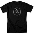 DC Comics - The Flash - Zoom Logo - Adult Unisex Short Sleeve T-Shirt - Black