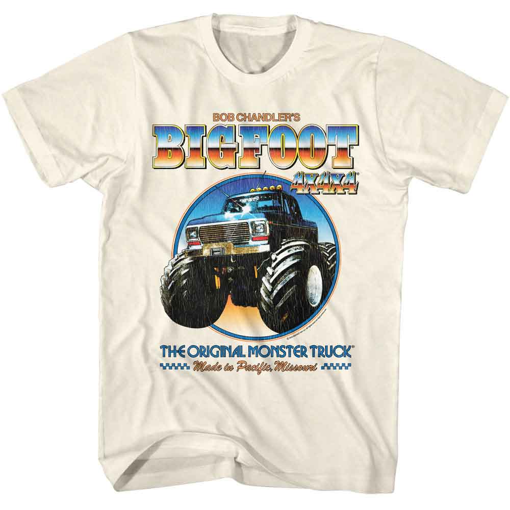 Bigfoot - 1982 - American Classics - Solid Off-White Adult Short Sleeve T-Shirt