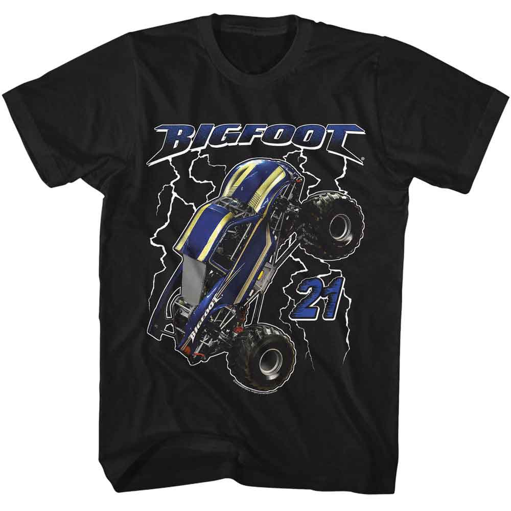 Bigfoot - 21 - American Classics - Solid Black Adult Short Sleeve T-Shirt
