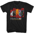 Bigfoot - Different Truck Rectangles - American Classics - Solid Black Adult Short Sleeve T-Shirt