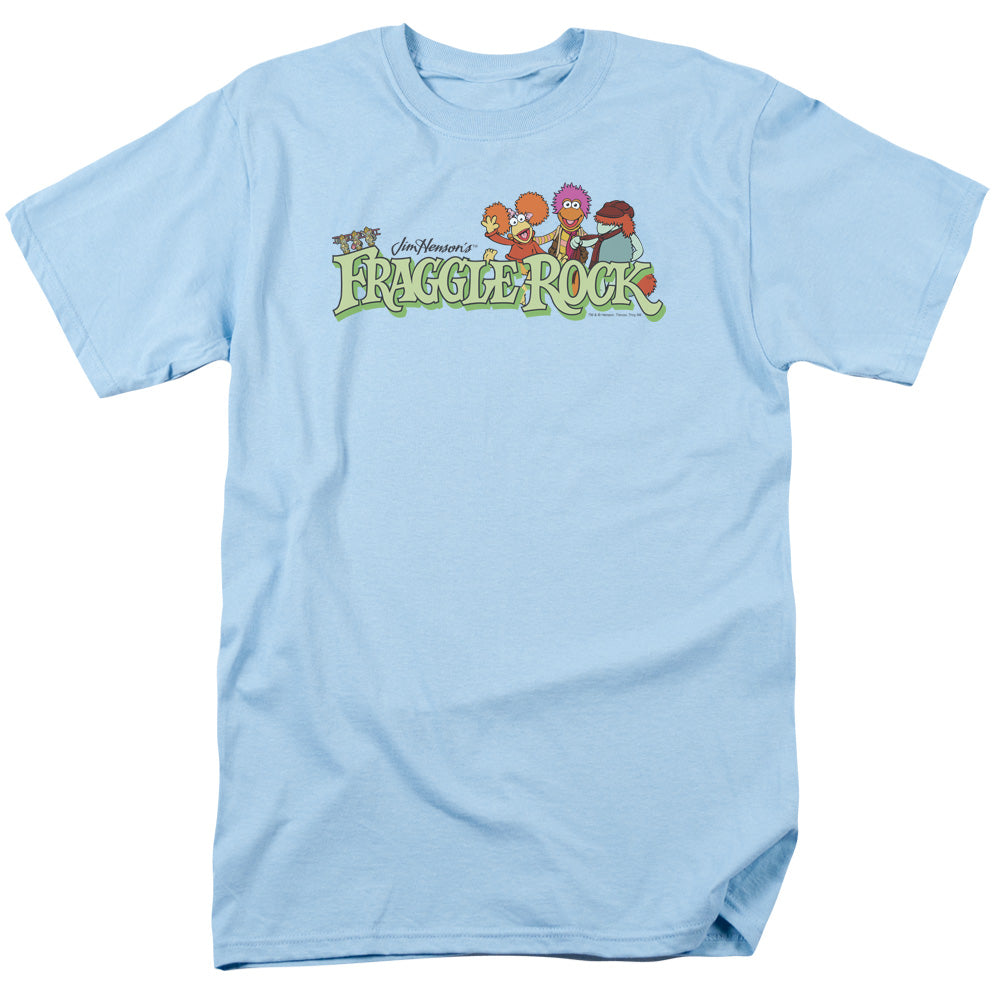 Fraggle Rock - Leaf Logo - Adult Unisex Short Sleeve T-Shirt - Blue