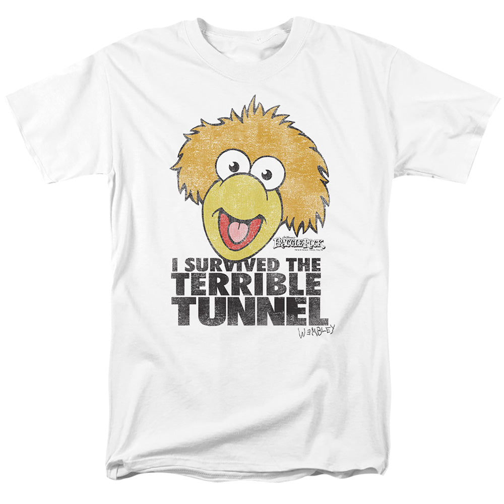 Fraggle Rock - Terrible Tunnel - Adult Unisex Short Sleeve T-Shirt - White
