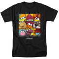 Fraggle Rock - Squared - Adult Unisex Short Sleeve T-Shirt - Black