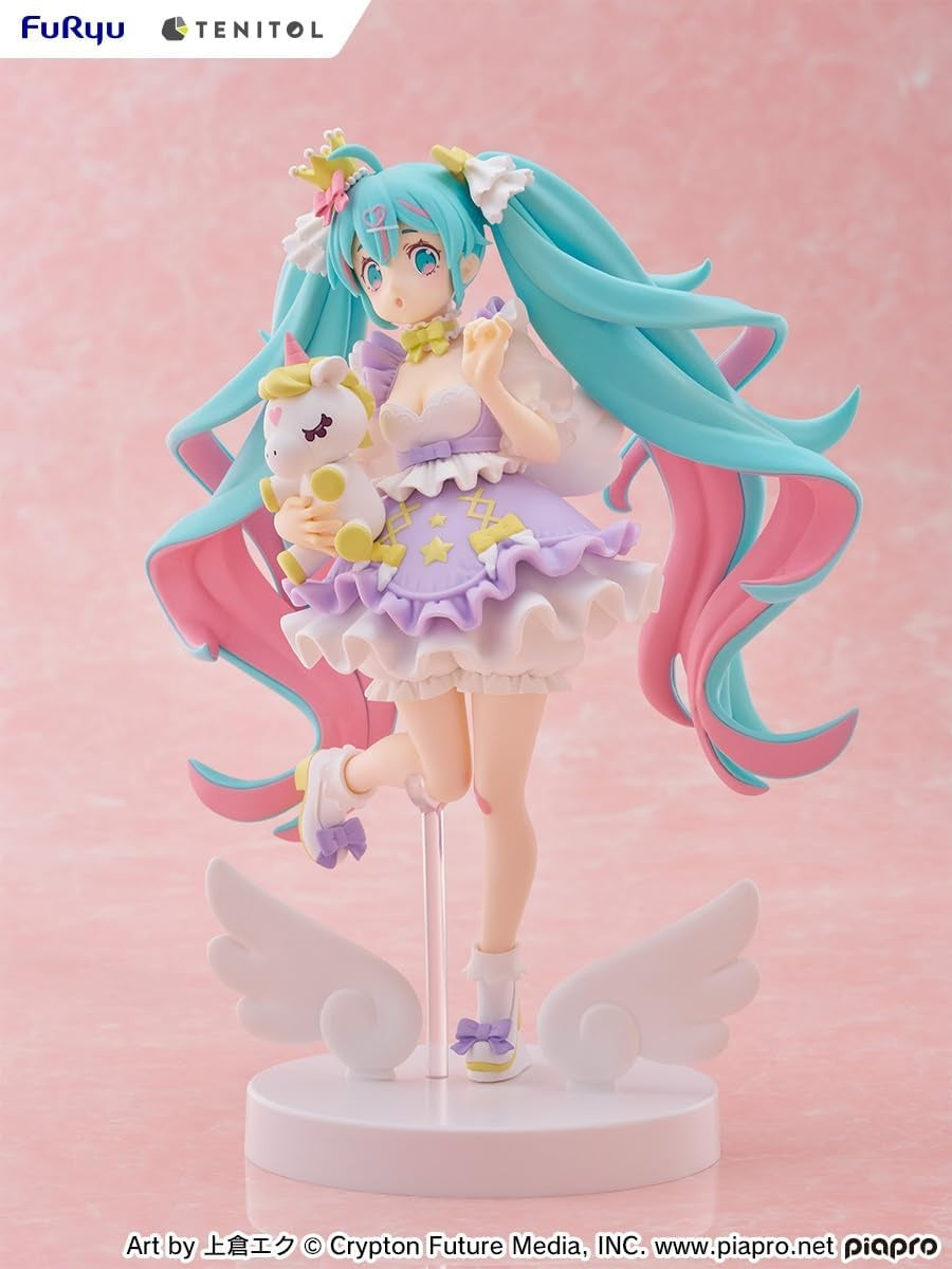 FuRyu - Vocaloid - Hatsune Miku - Yumekawa Princess Lavender Version Tenitol Figure