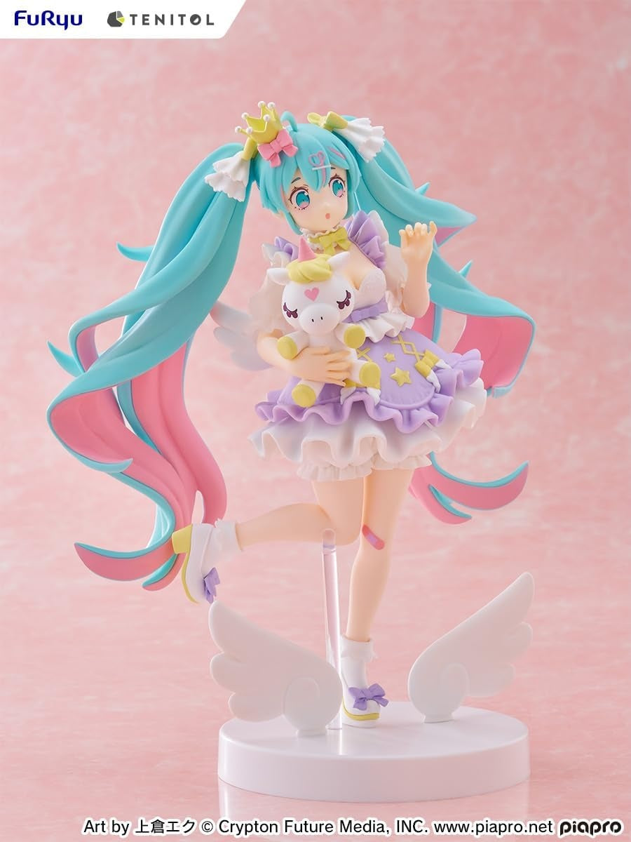 FuRyu - Vocaloid - Hatsune Miku - Yumekawa Princess Lavender Version Tenitol Figure