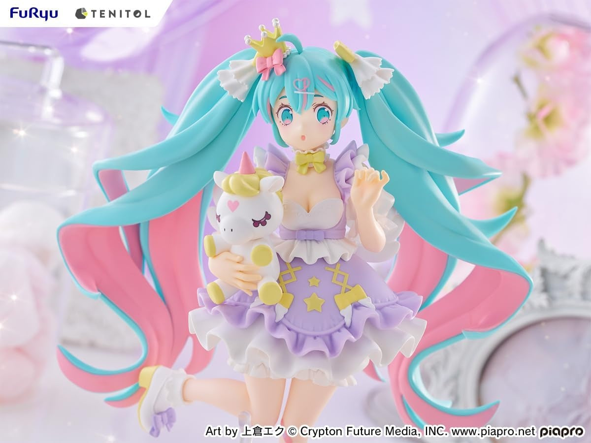 FuRyu - Vocaloid - Hatsune Miku - Yumekawa Princess Lavender Version Tenitol Figure