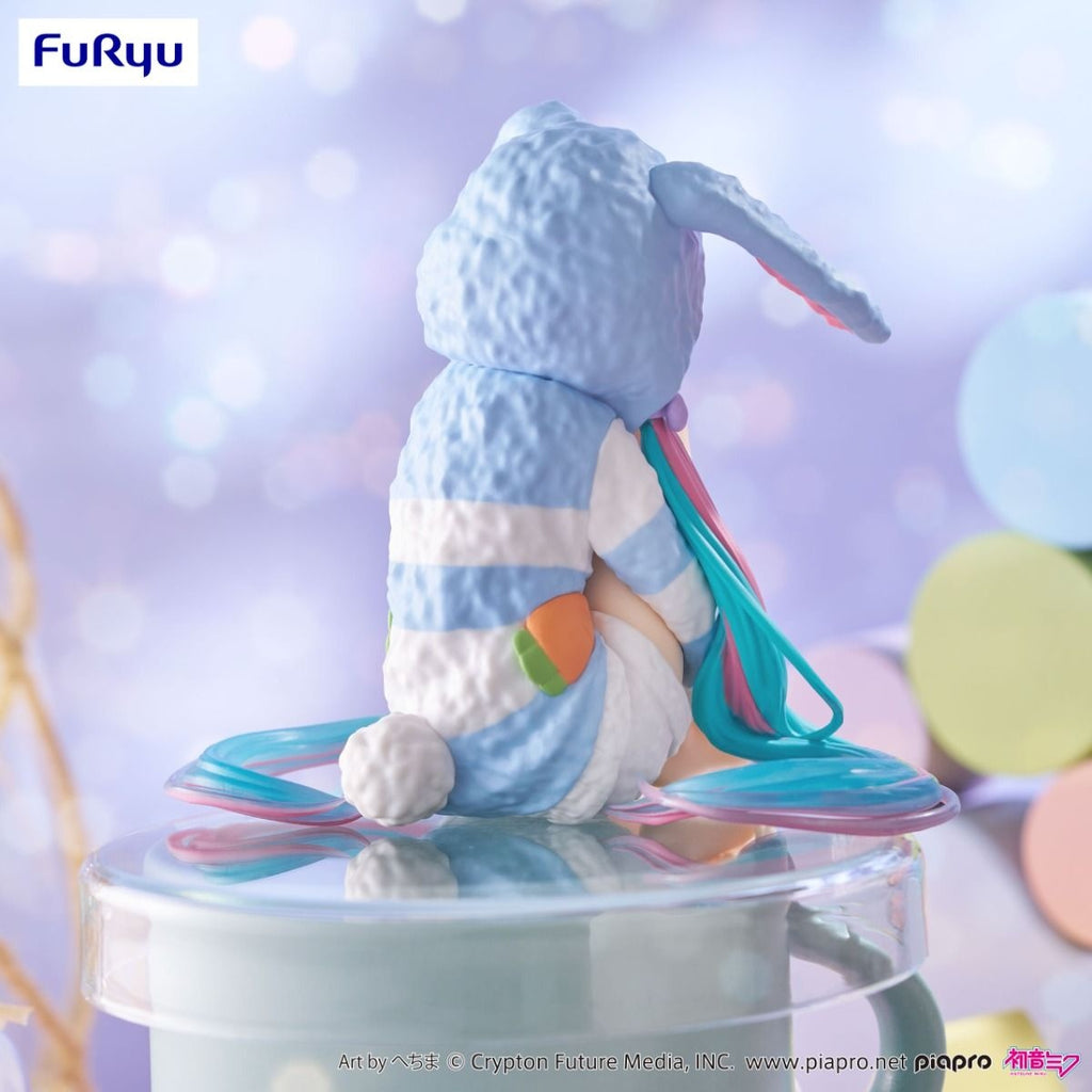 FuRyu - Vocaloid - Hatsune Miku - Noodle Stopper Figure Rabbit Ear Hood Pajama Blue Ver