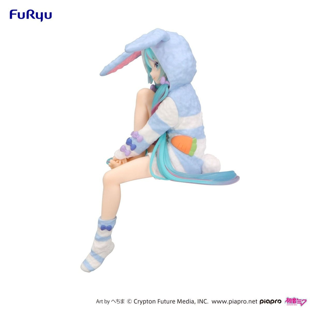 FuRyu - Vocaloid - Hatsune Miku - Noodle Stopper Figure Rabbit Ear Hood Pajama Blue Ver