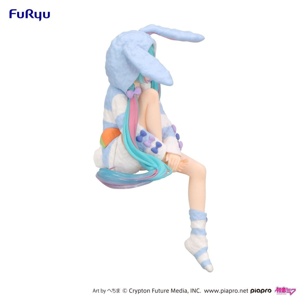 FuRyu - Vocaloid - Hatsune Miku - Noodle Stopper Figure Rabbit Ear Hood Pajama Blue Ver