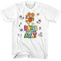 Fraggle Rock - Color Dance - American Classics - Solid White Adult Short Sleeve T-Shirt