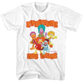 Fraggle Rock - Value - American Classics - Solid White Adult Short Sleeve T-Shirt