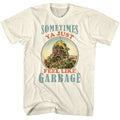 Fraggle Rock - Like Garbage - American Classics - Solid Off-White Adult Short Sleeve T-Shirt