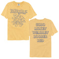 Fraggle Rock - Names On Back - American Classics - Solid Yellow Adult Short Sleeve Comfort Color T-Shirt