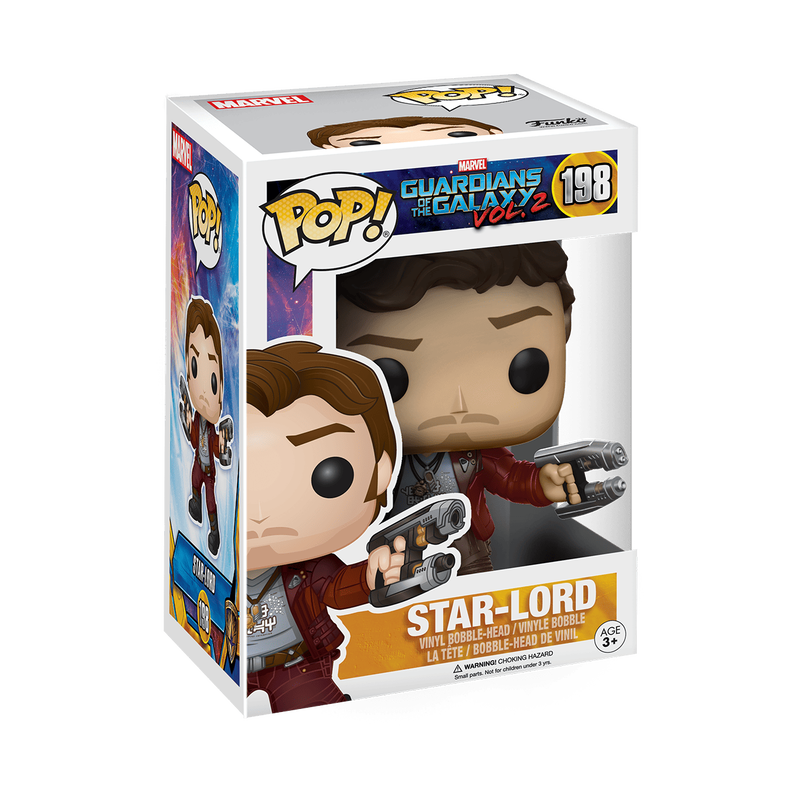 Funko Pop! Marvel: Guardians of the Galaxy Volume 2 - Star-Lord #198