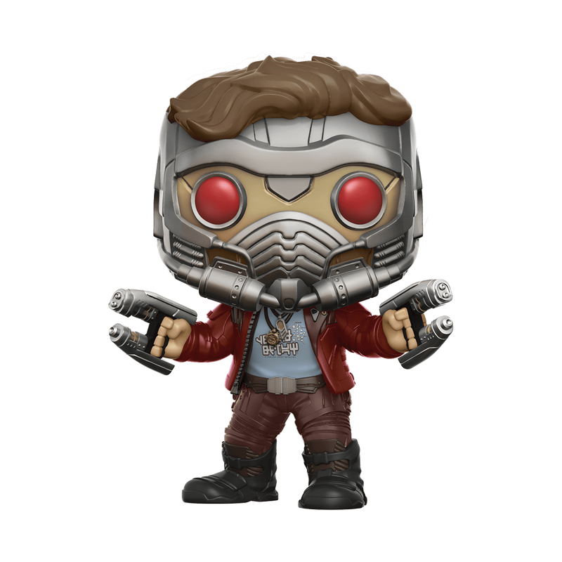 Funko Pop! Marvel: Guardians of the Galaxy Volume 2 - Star-Lord with Mask Chase #198