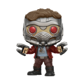 Funko Pop! Marvel: Guardians of the Galaxy Volume 2 - Star-Lord with Mask Chase #198
