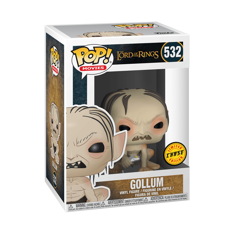 Funko Pop! Movies: The Lord of The Rings - Gollum with Fish Chase #532