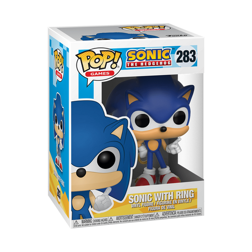 Funko Pop! Games: Sonic the Hedgehog - Sonic with Ring #283