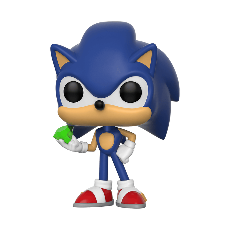 Funko Pop! Games: Sonic The Hedgehog - Sonic with Emerald #284
