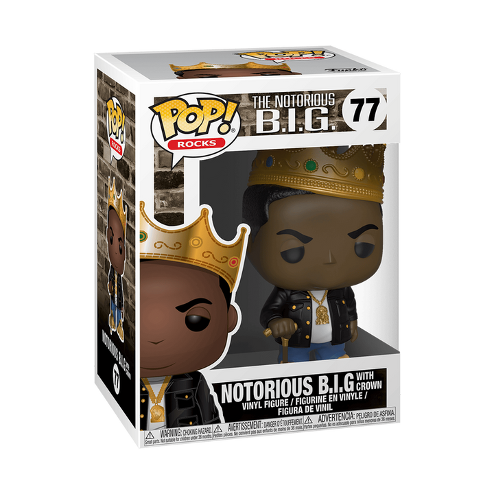 Funko Pop! Rocks: The Notorious B.I.G. with Crown #77