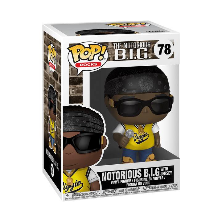 Funko Pop! Rocks: The Notorious B.I.G. with Jersey #78