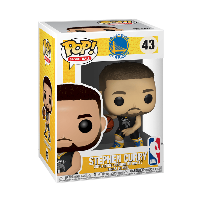 Funko Pop! Basketball: NBA Golden State Warriors - Stephen Curry #43
